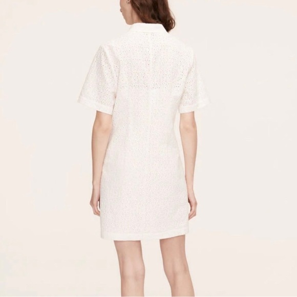 Rebecca Taylor White Eyelet Dress Size 10 - Picture 2 of 12